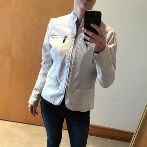 Vegan Leather Moto Jacket